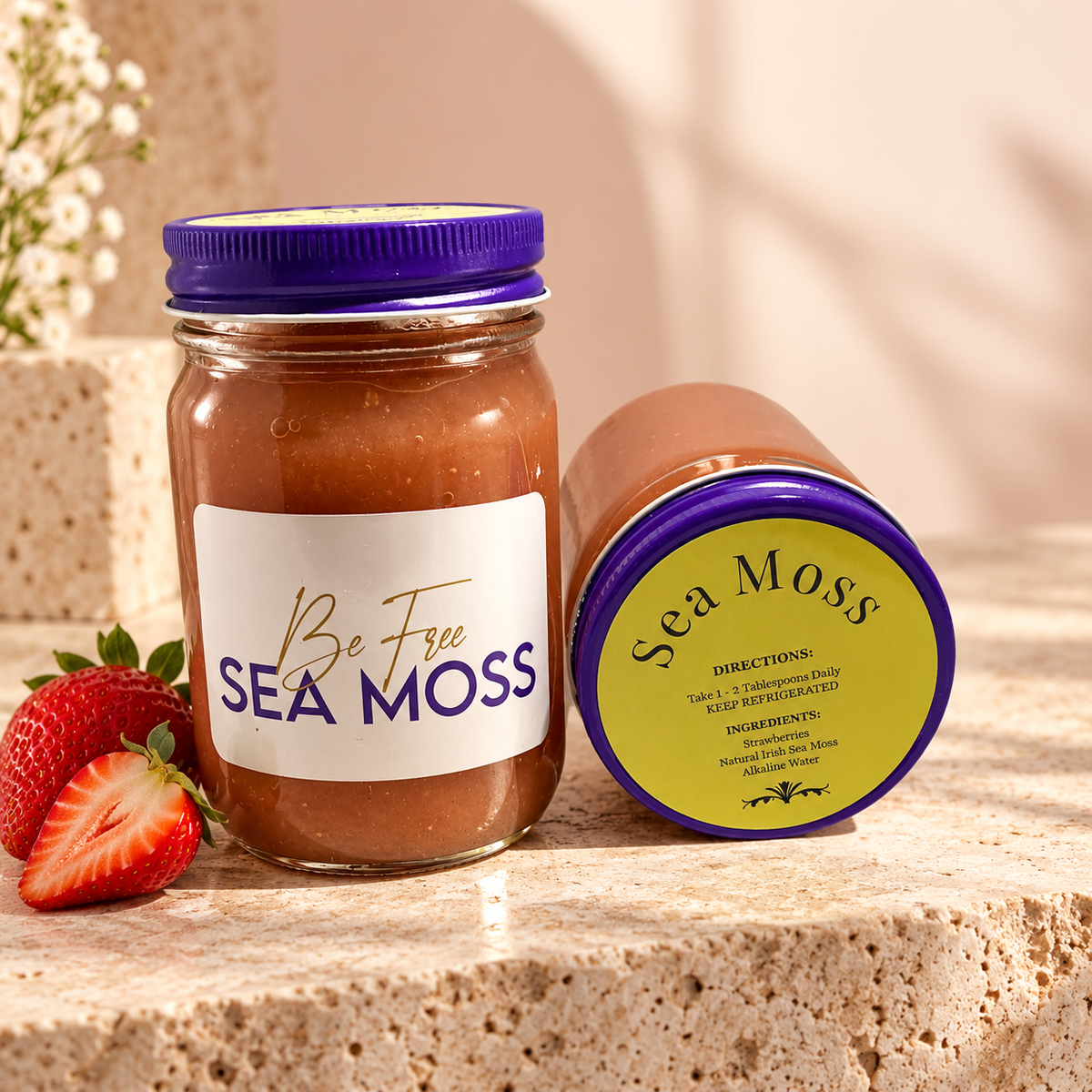 Premium Fruit Sea Moss Gel | Wildcrafted St. Lucia Sea Moss